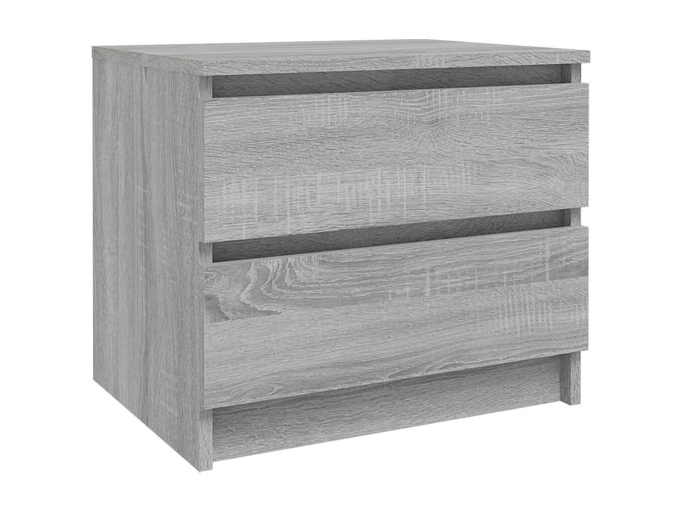 Nachttisch-Beistelltisch Grau Sonoma 50x39x43,5 cm Holzwerkstoff SHL26672
