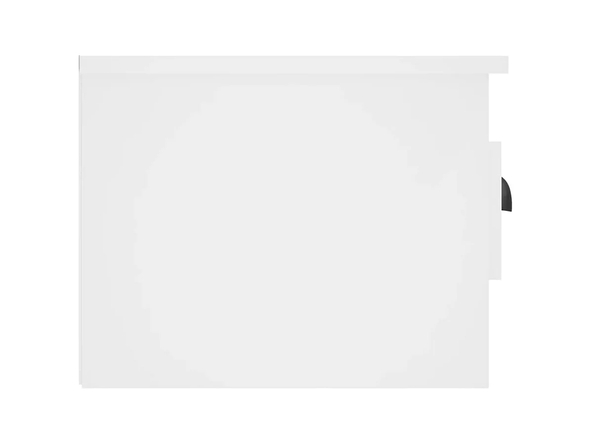 Mesitas de noche | Mesilla de noche de pared 2 uds blanco 41,5x36x28 cm