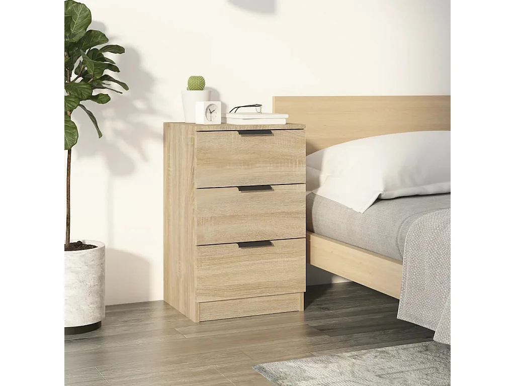 Nachttisch-Beistelltisch Sonoma-Eiche 40x36x65 cm SHL61517