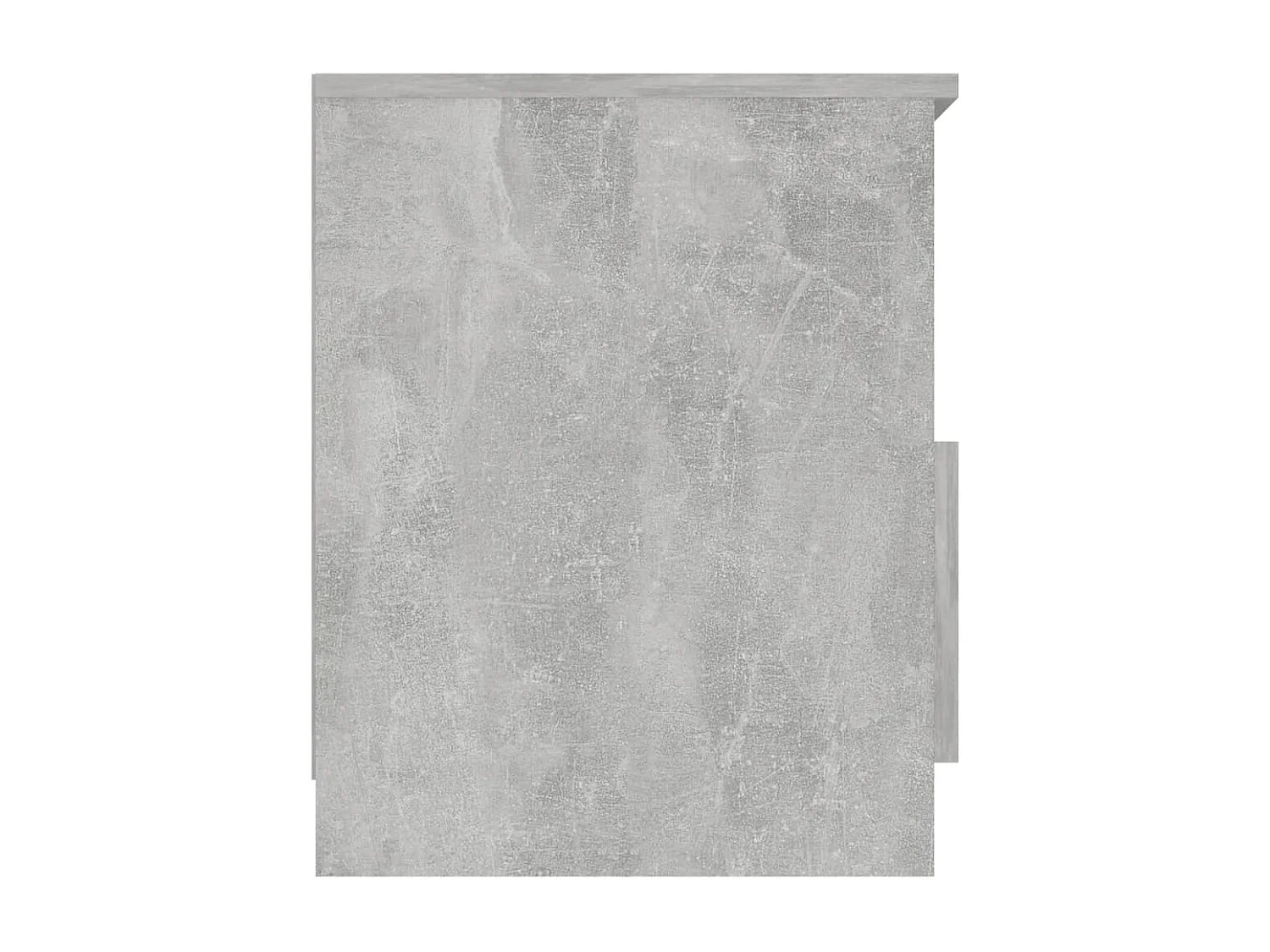 Nachttisch 2er Set-Beistelltisch Betongrau 40x40x50 cm Holzwerkstoff SHL93506