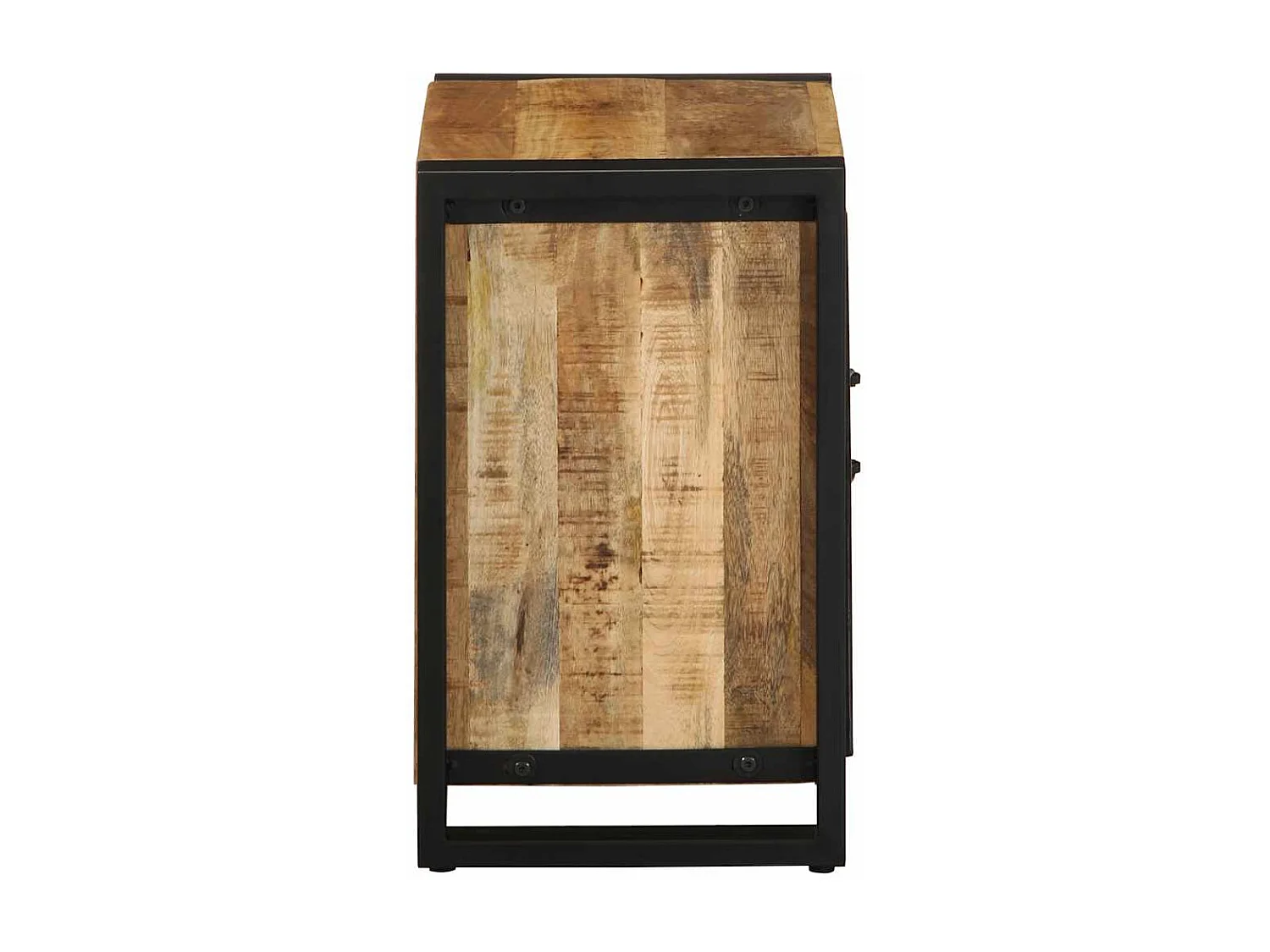 Nachttisch-Beistelltisch 40x30x51 cm Raues Mangoholz SHL71853