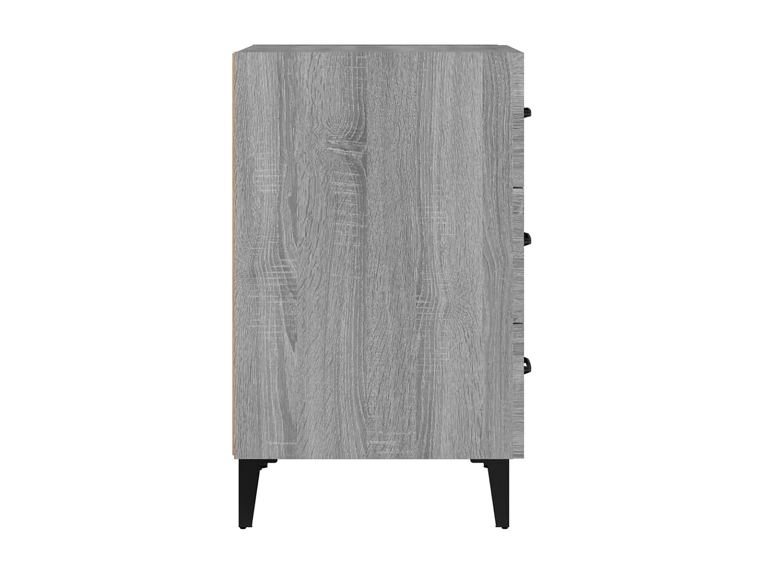 Nachttisch-Beistelltisch Grau Sonoma 40x40x66 cm Holzwerkstoff SHL27582