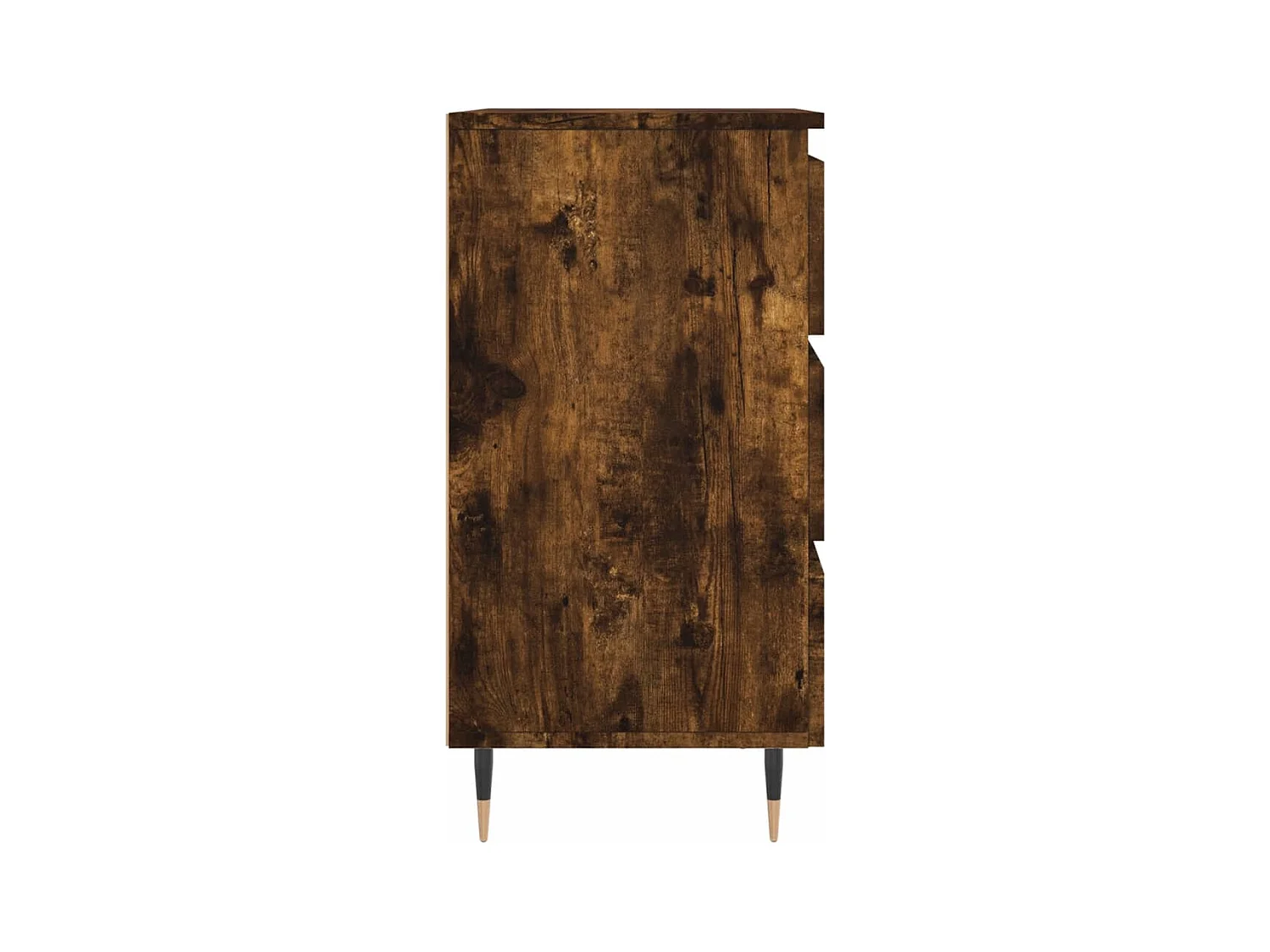 Mesitas de noche | Mesilla de noche 2 uds madera ingeniería roble ahumado 40x35x69 cm