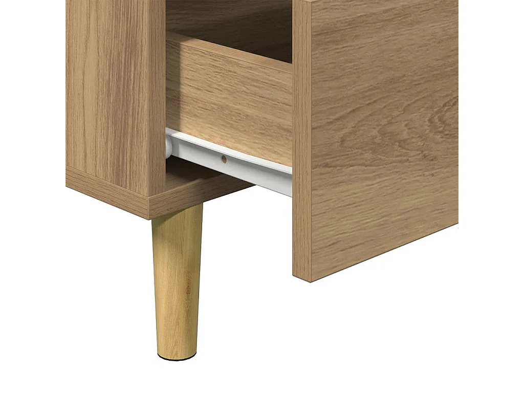 Nachttisch-Beistelltisch Artisan-Eiche 40x35x69 cm Holzwerkstoff SHL75416