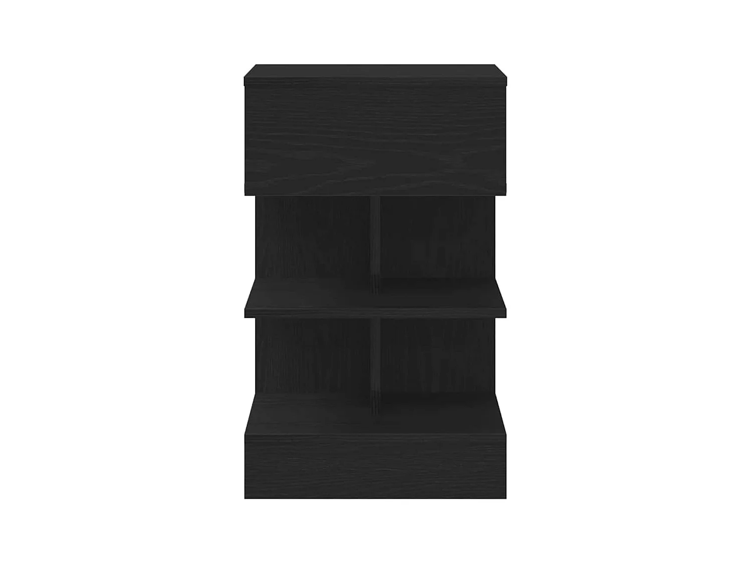 Mesita de Noche | Mesa auxiliar | Armario de Noche 2 uds. Roble negro 40x35x65 cm