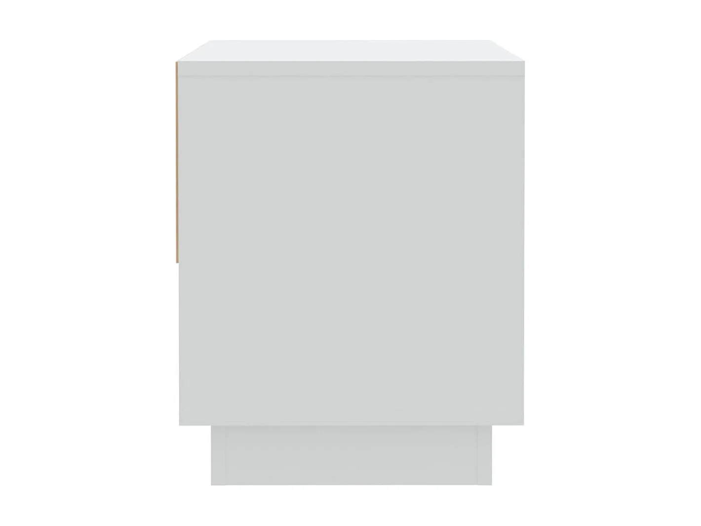 Mesitas de noche | Mesilla de noche 2 uds madera contrachapada blanco 45x34x44 cm