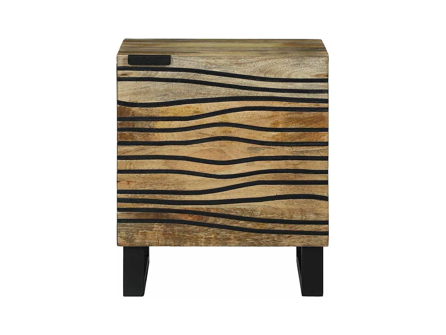 Mesita de Noche | Mesa auxiliar | Armario de Noche 2 uds. Marrón 40x33x46 cm