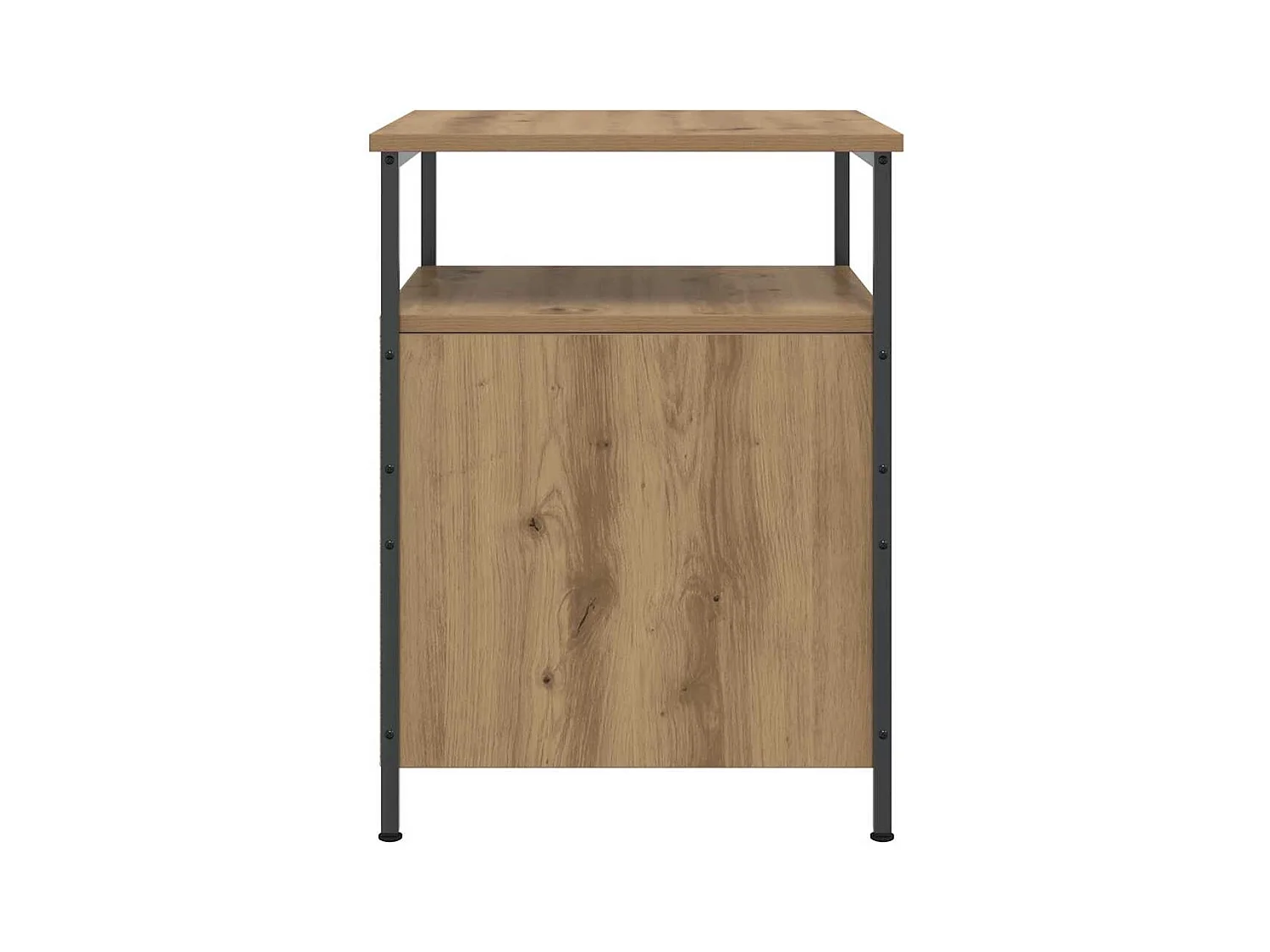 Mesitas de noche | Mesilla de noche 2 uds madera ingeniería roble artisan 44x45x60 cm