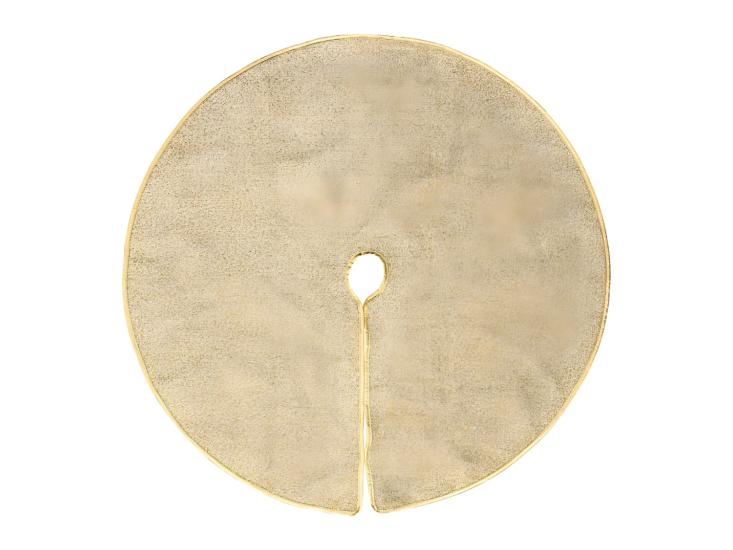 Déco de Noël Tapis pour pied de Sapin Doré et Pailleté D 90 cm