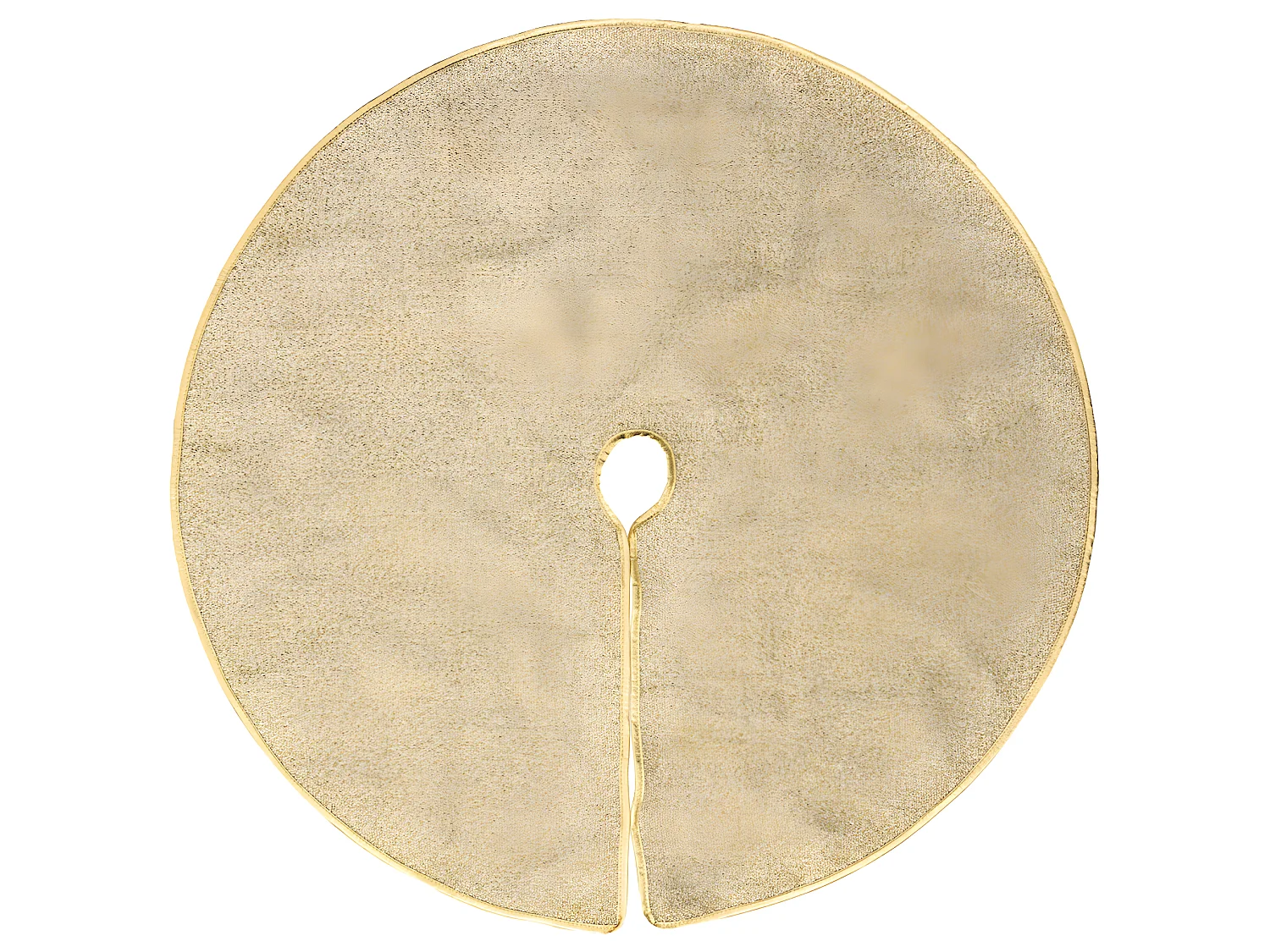 Déco de Noël Tapis pour pied de Sapin Doré et Pailleté D 90 cm