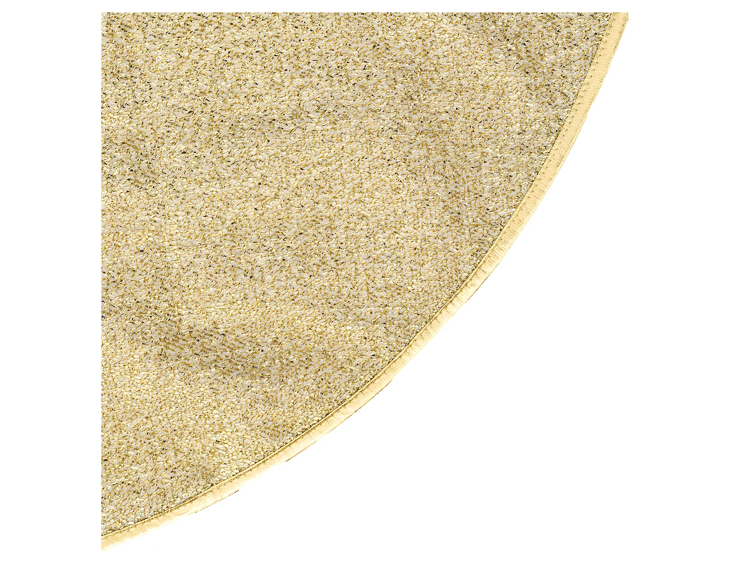 Déco de Noël Tapis pour pied de Sapin Doré et Pailleté D 90 cm