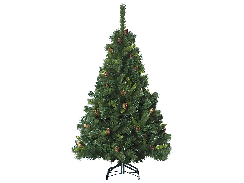 Sapin de Noël artificiel Vert avec Pommes de Pin H 240 cm