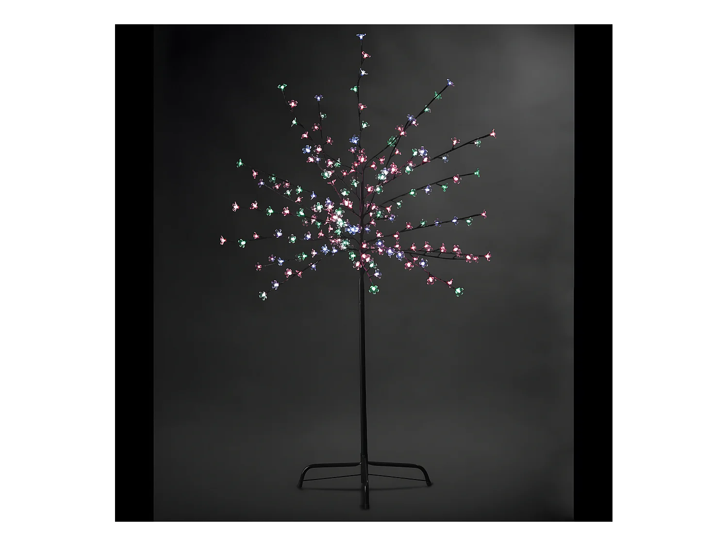 Déco de Noël Arbre lumineux Prunus 200 LED à variation de couleurs H 150 cm