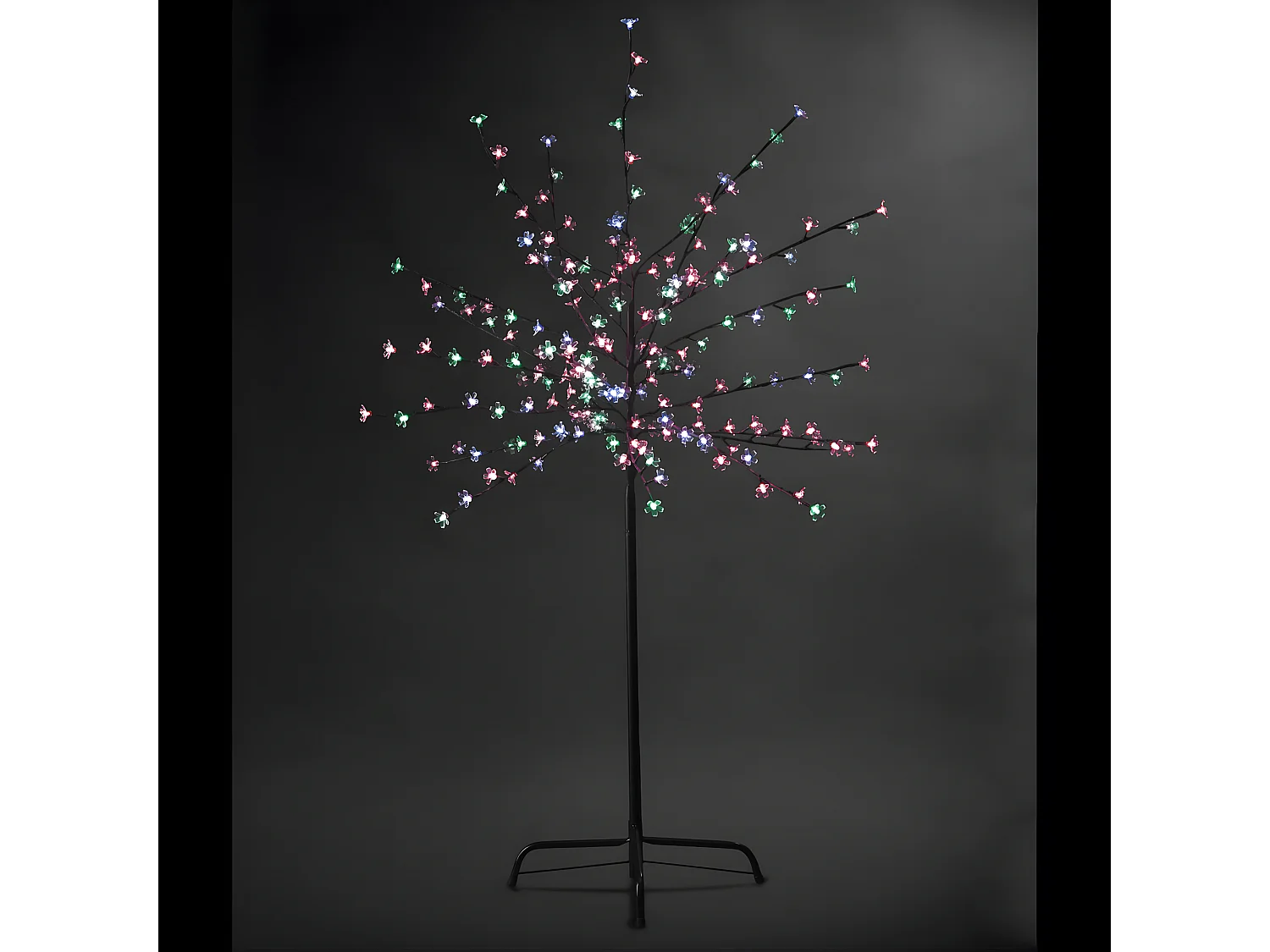 Déco de Noël Arbre lumineux Prunus 200 LED à variation de couleurs H 150 cm