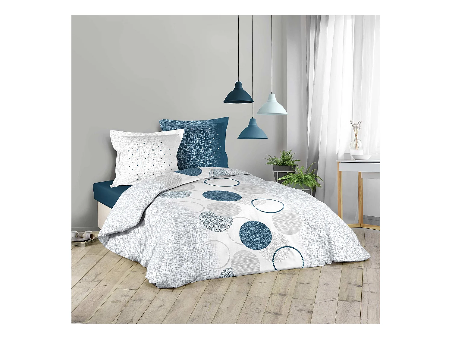Parure housse de couette 260x220 cm Voie Lactée