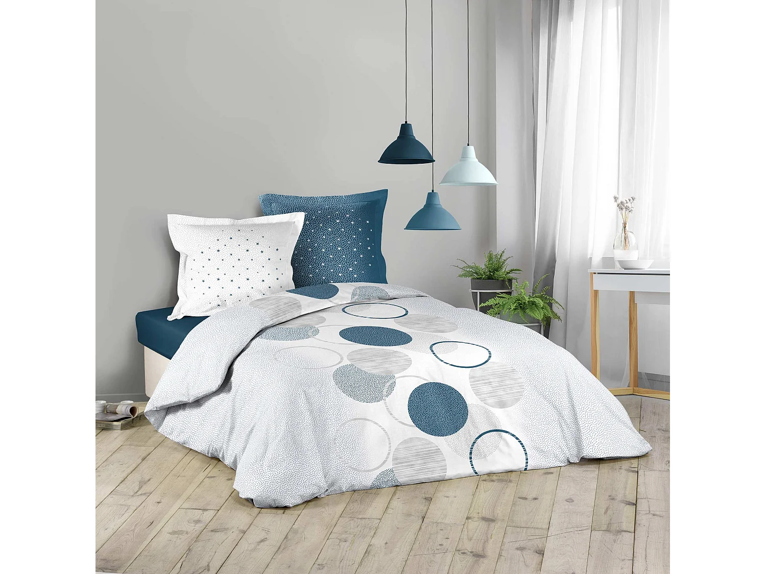 Parure housse de couette 260x220 cm Voie Lactée