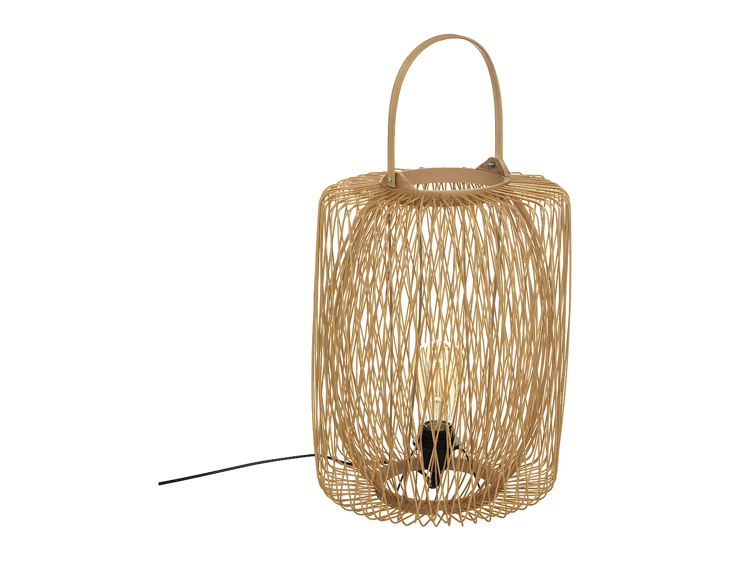 Lampe à poser en Bambou H 39 cm