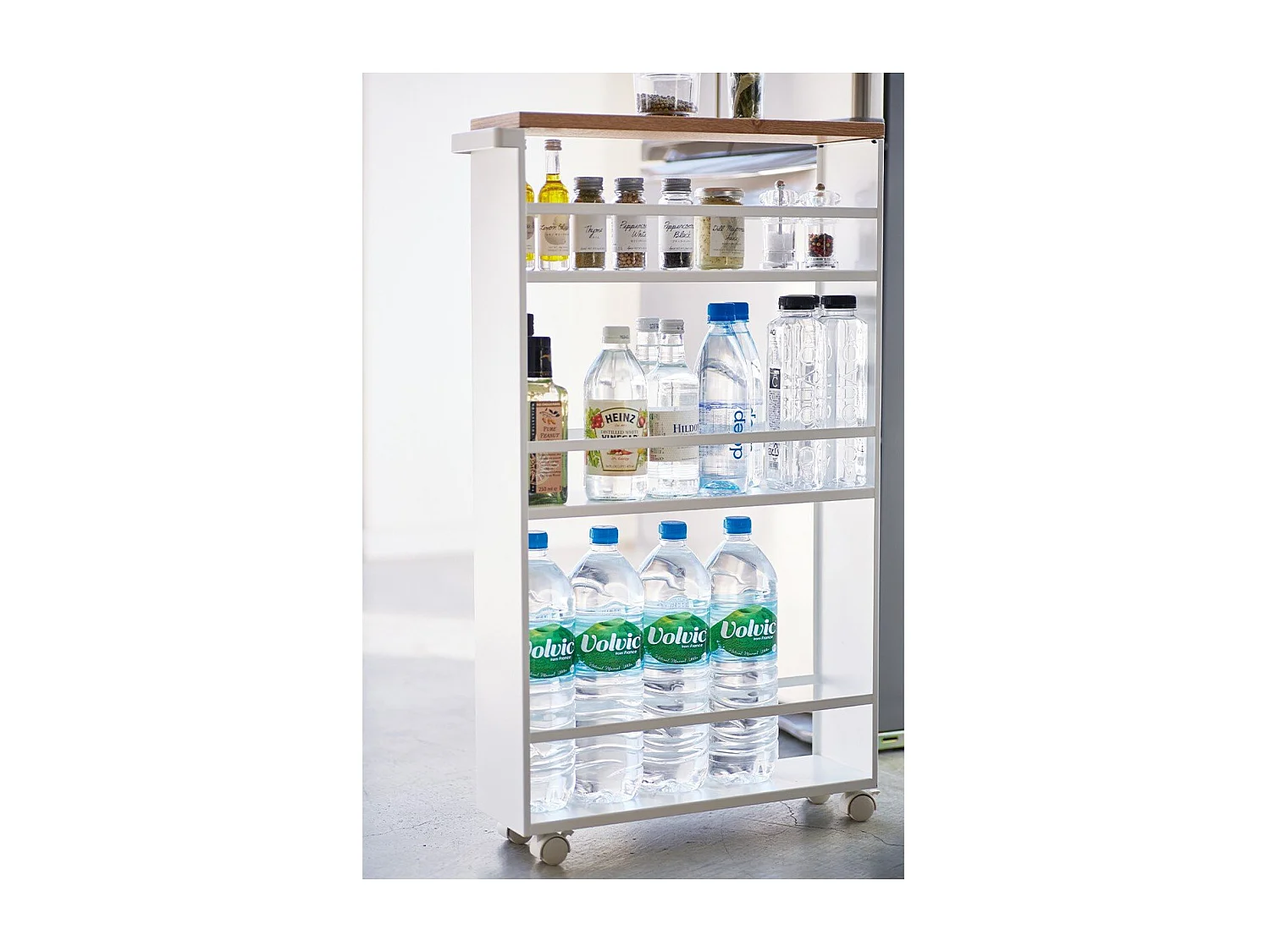 Desserte de rangement en acier - L47,5 cm