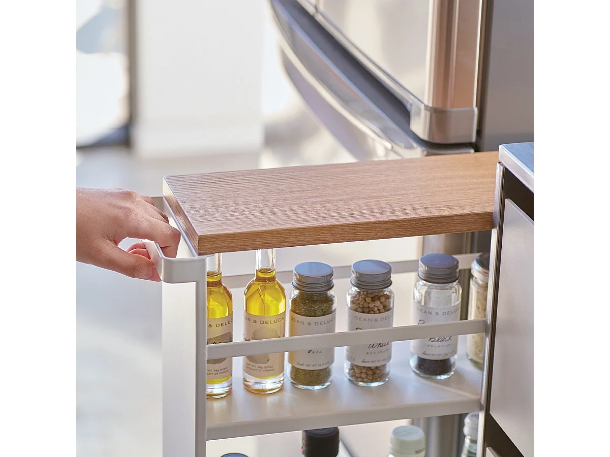 Desserte de rangement en acier - L47,5 cm