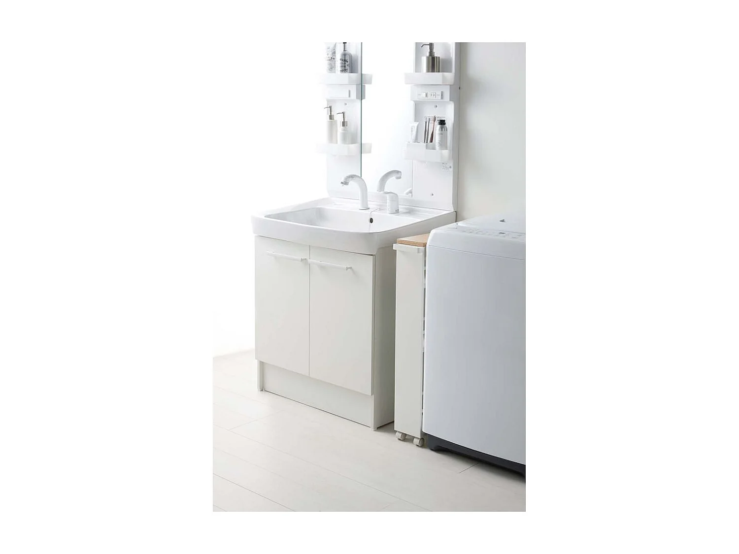 Desserte de rangement en acier - L47,5 cm