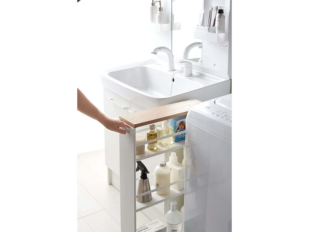 Aparador de cocina en metal y madera Torre