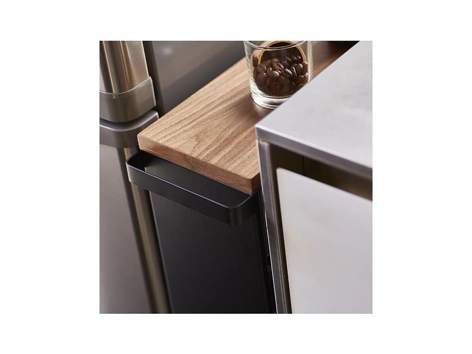 Credenza da cucina in metallo e legno Tower