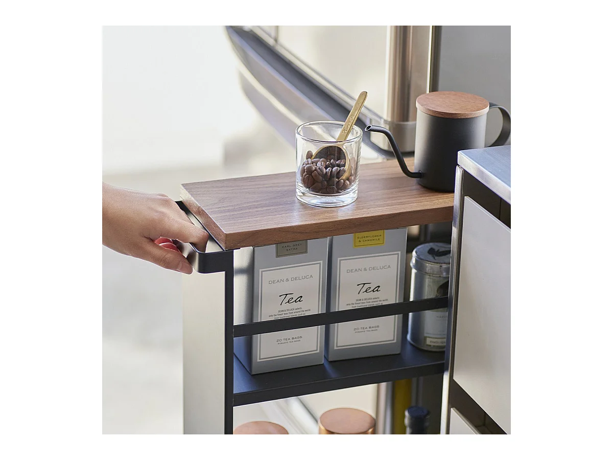 Credenza da cucina in metallo e legno Tower