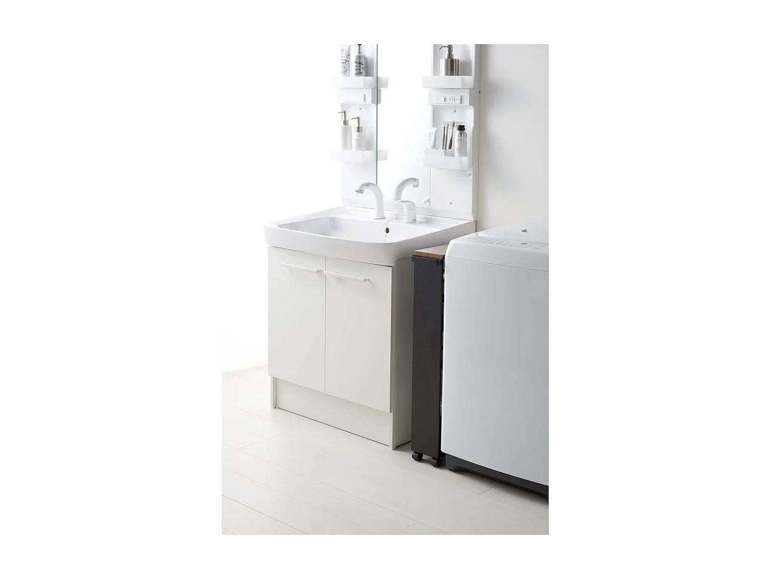 Desserte de rangement en acier - L47,5 cm