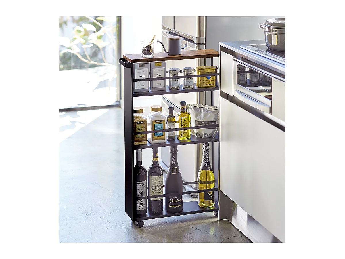 Desserte de rangement en acier - L47,5 cm