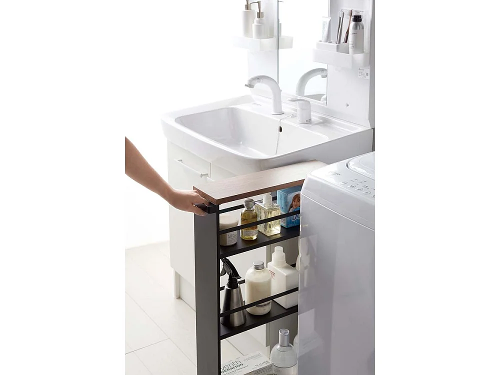 Desserte de rangement en acier - L47,5 cm