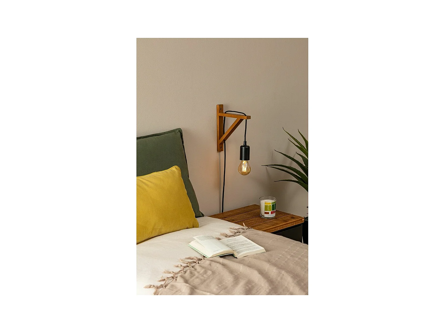 Applique murale en Bois H 22,5 cm