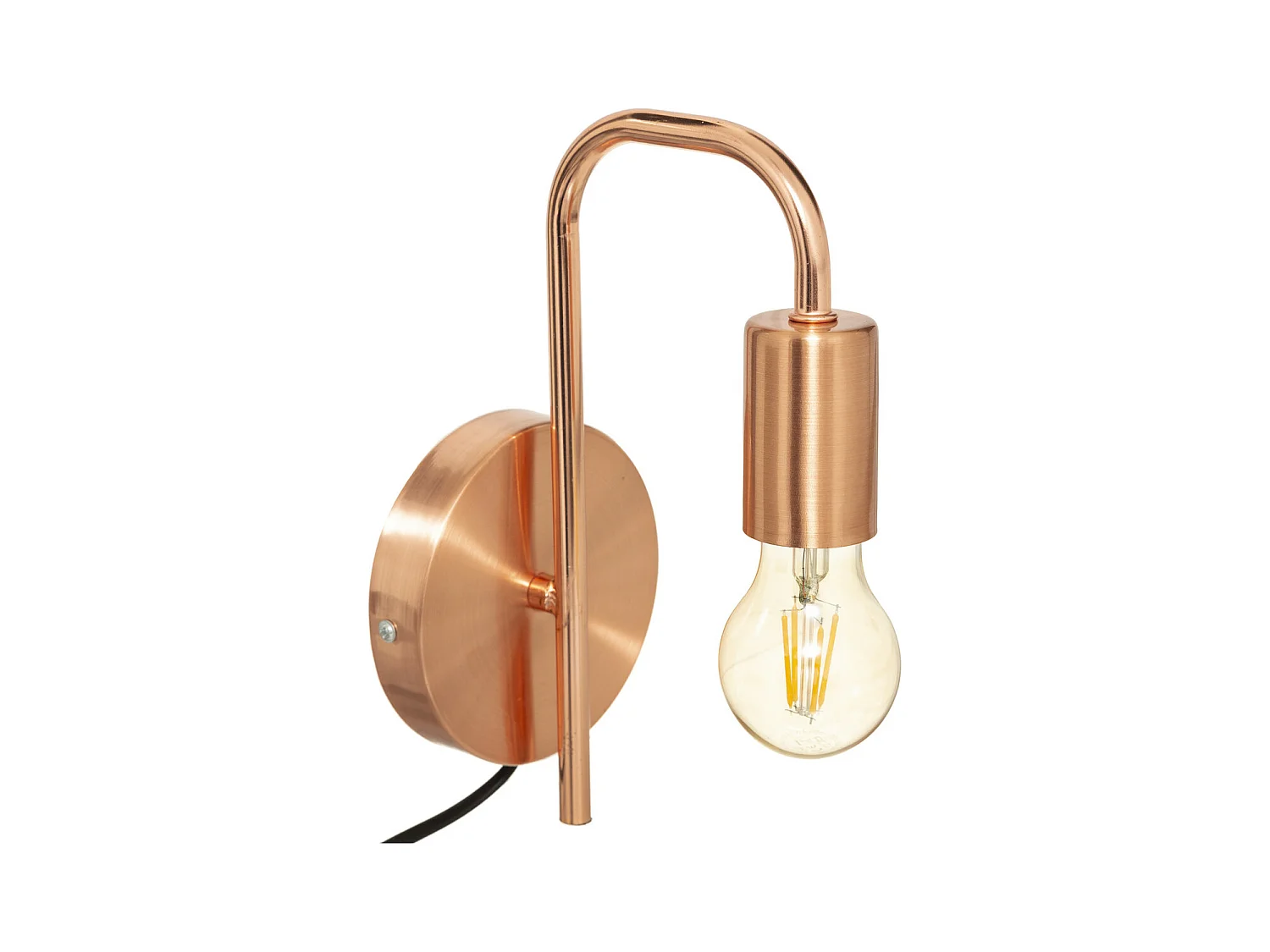 Applique murale  en métal Cuivre H 25 cm