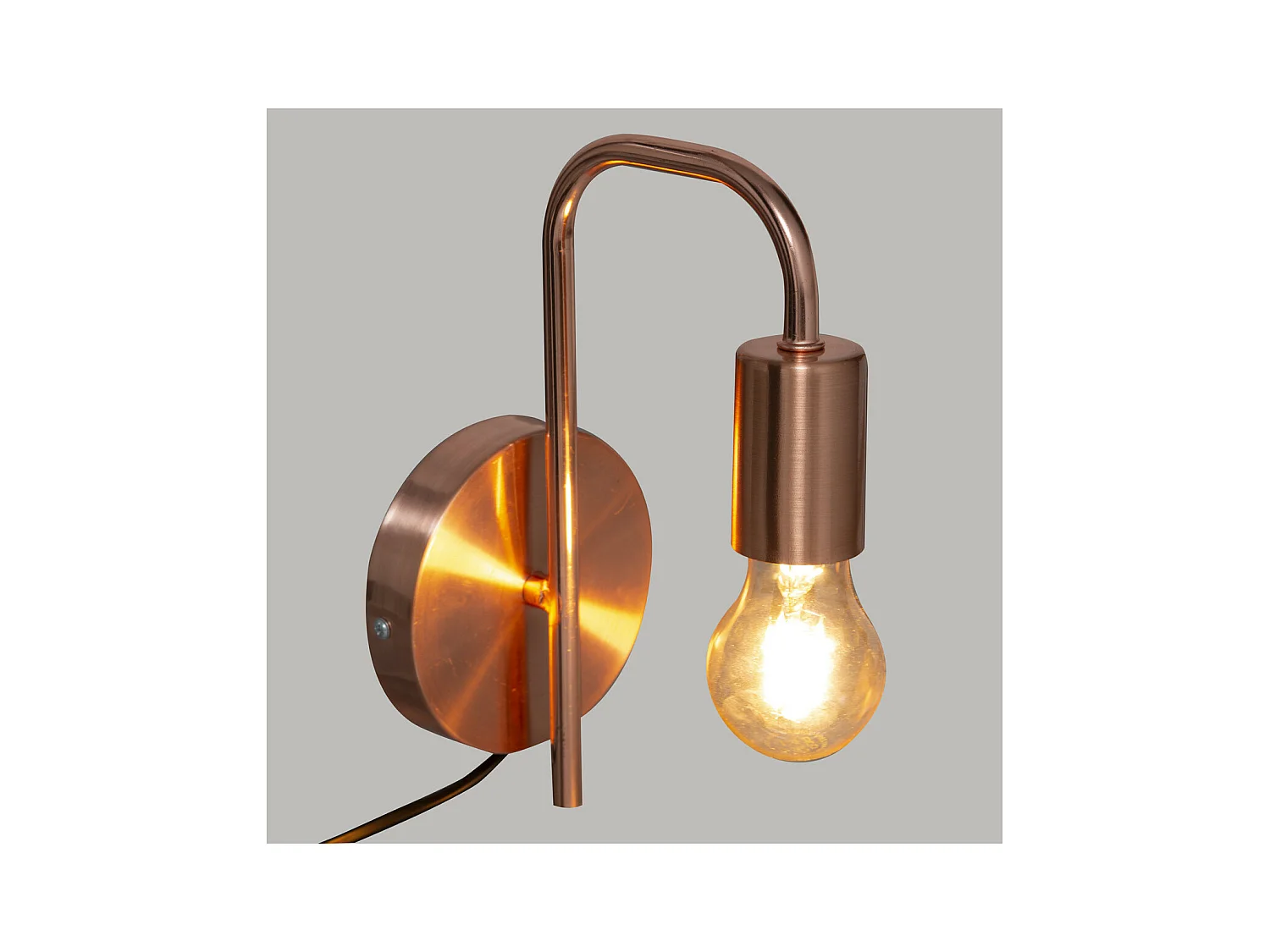 Applique murale  en métal Cuivre H 25 cm