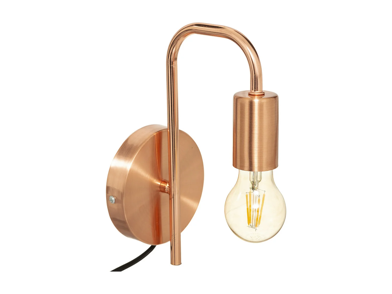 Applique murale  en métal Cuivre H 25 cm