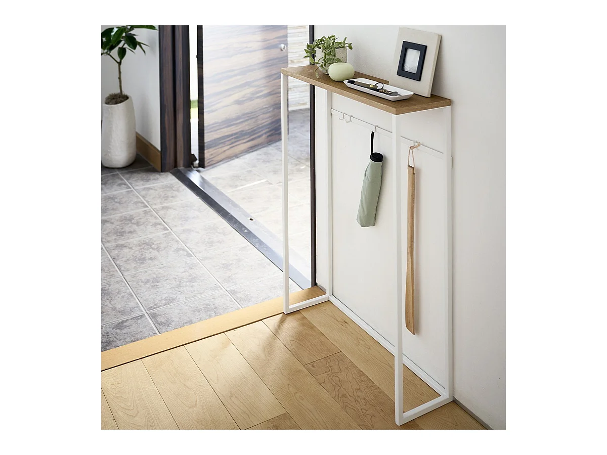 Eingangskonsole aus Holz und Metall Tower