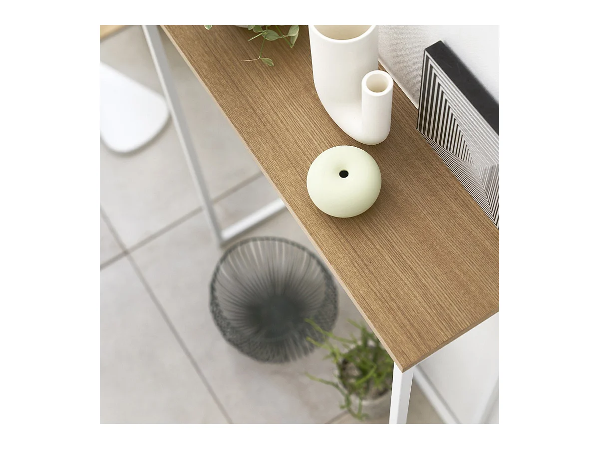 Eingangskonsole aus Holz und Metall Tower