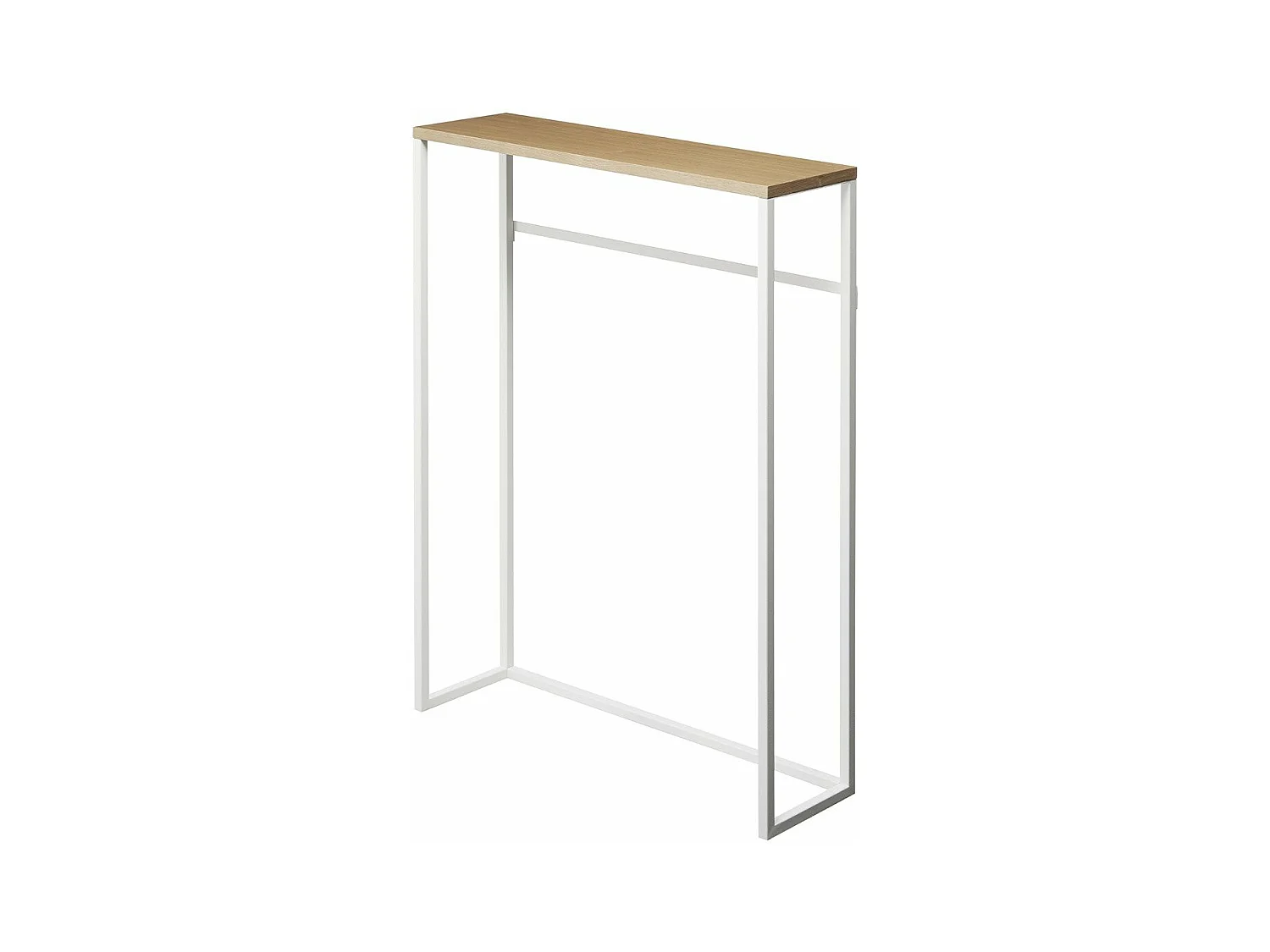 Metalen en houten ingangstafel - L60 cm