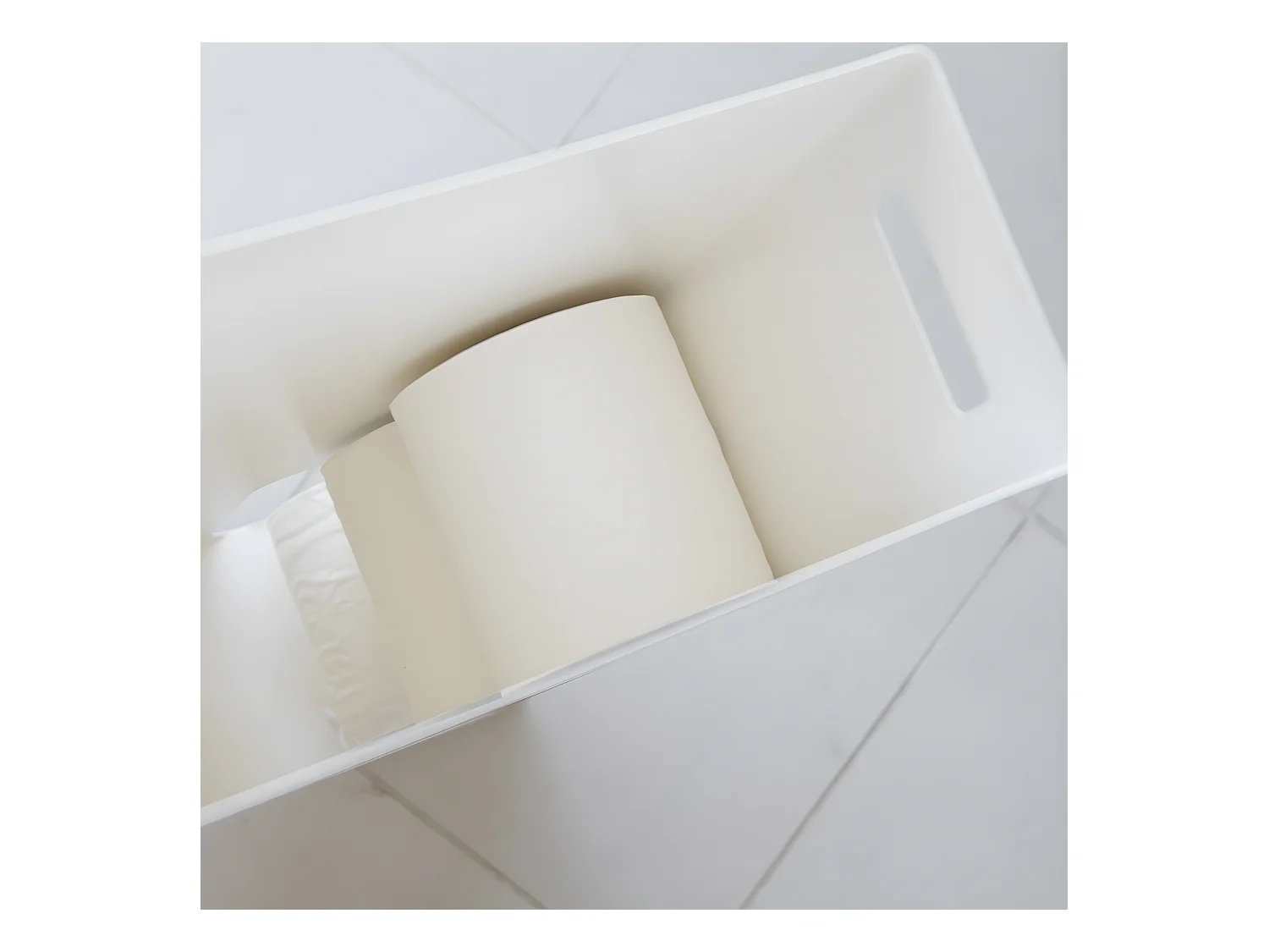 Torre portaoggetti per carta igienica - L23 cm