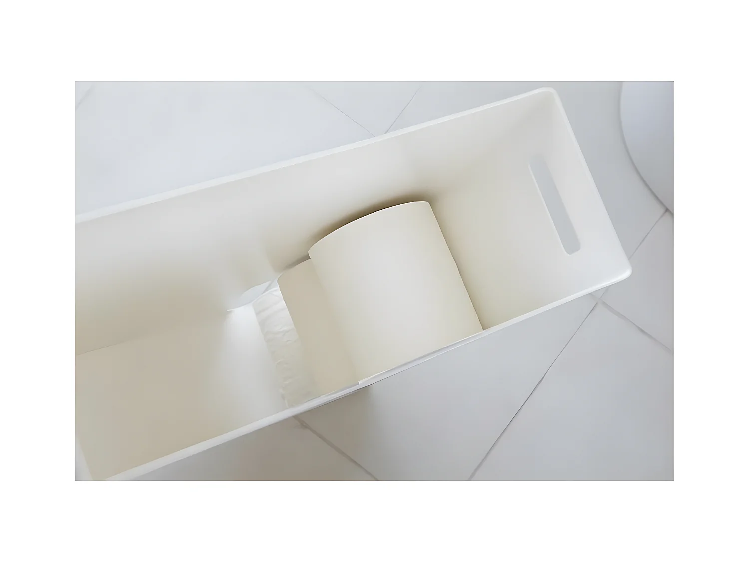 Torre portaoggetti per carta igienica - L23 cm