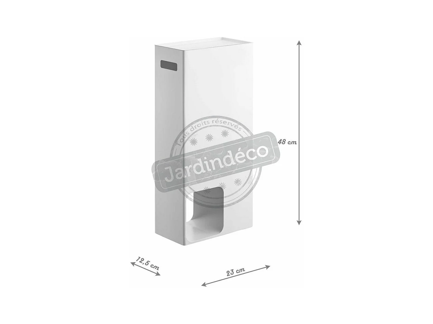 Torre portaoggetti per carta igienica - L23 cm