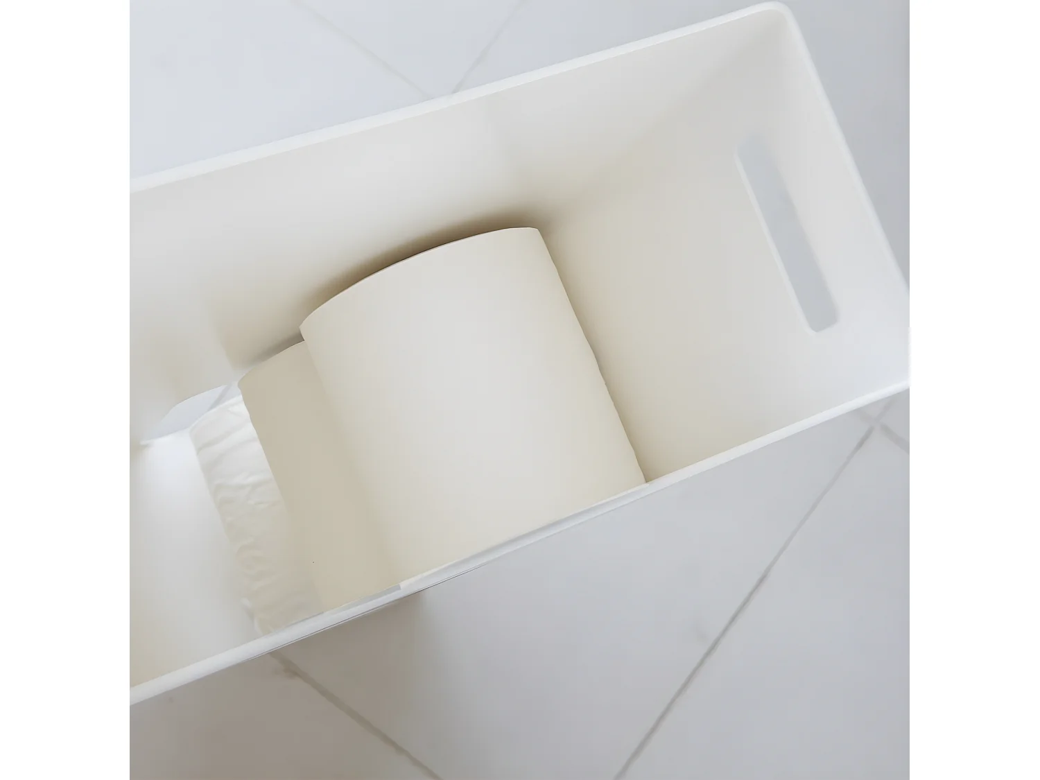 Tour de rangement pour papier toilette - L23 cm