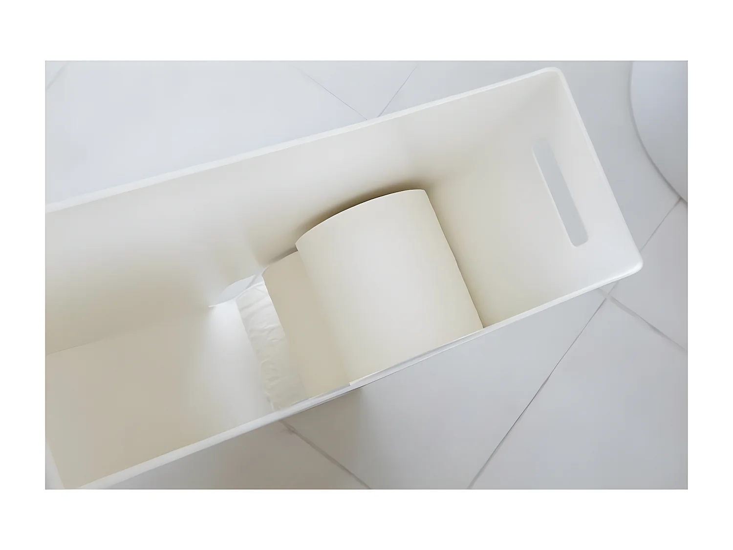 Tour de rangement pour papier toilette - L23 cm