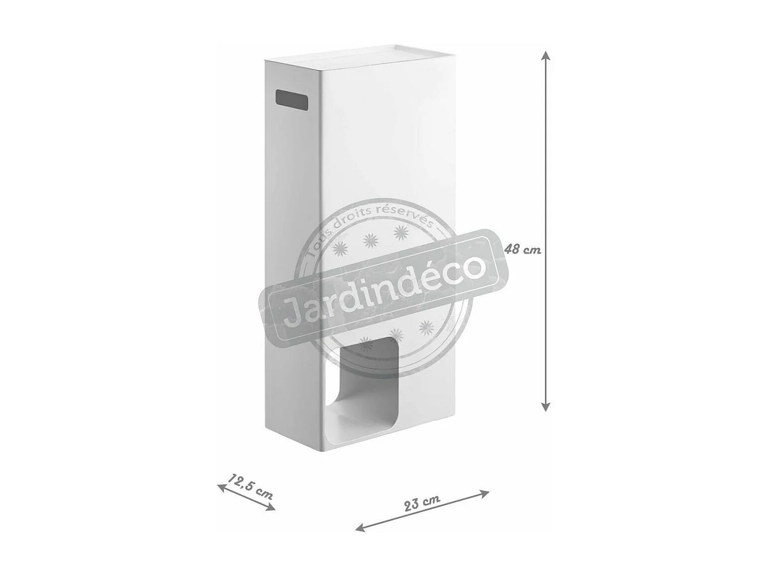 Tour de rangement pour papier toilette - L23 cm