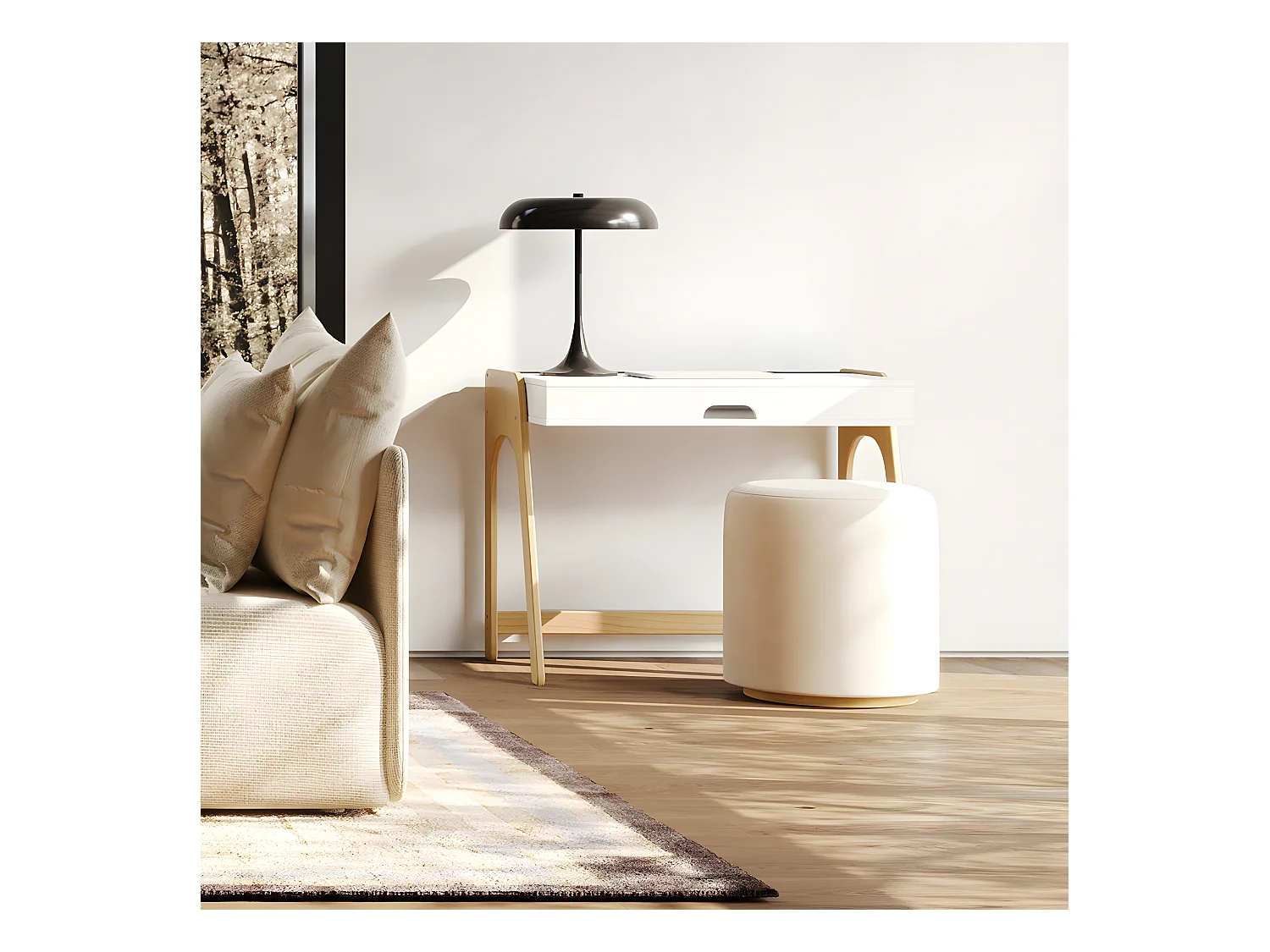 Lampe à poser MADISON - noir - TEMAHOME