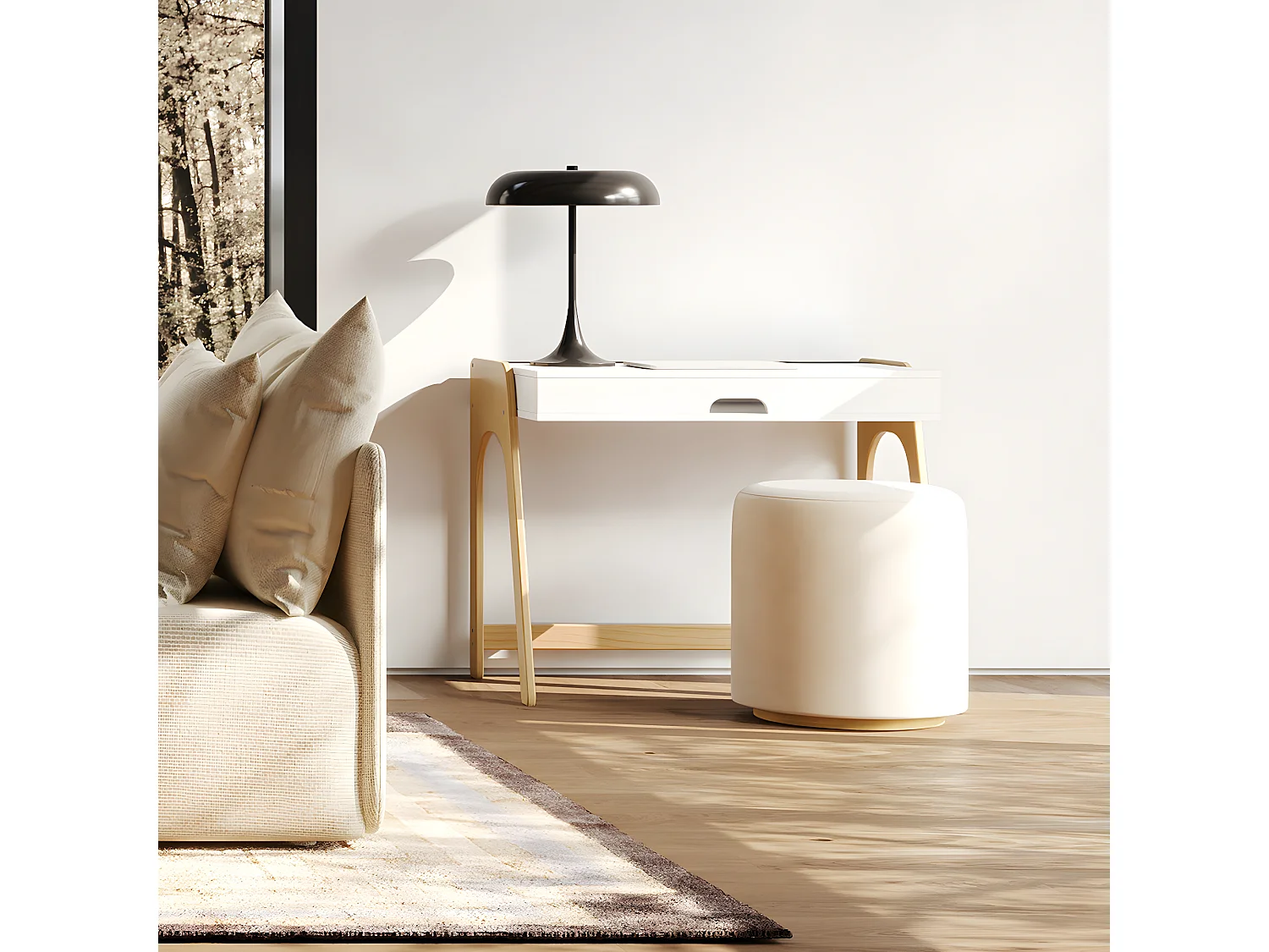 Lampe à poser MADISON - noir - TEMAHOME