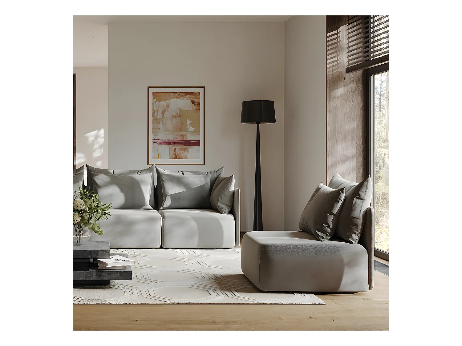 Lampadaire TOTEM LS - noir - TEMAHOME