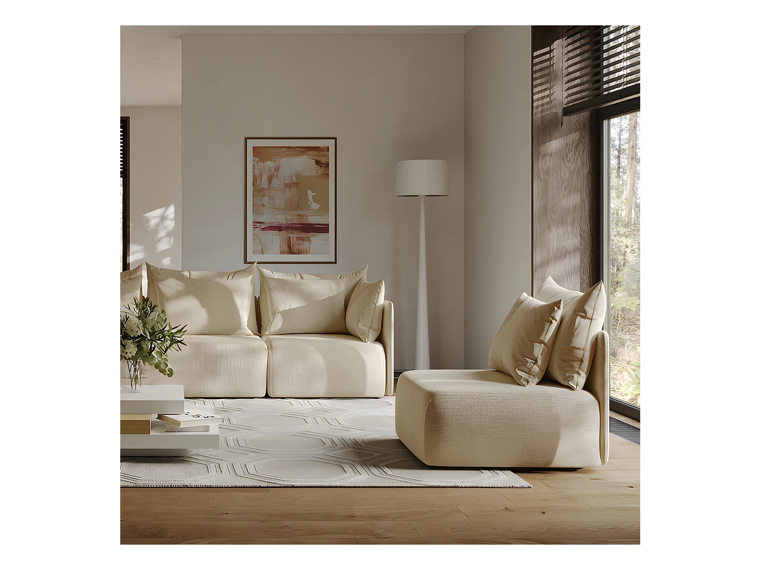 Lampadaire TOTEM LS - blanc - TEMAHOME