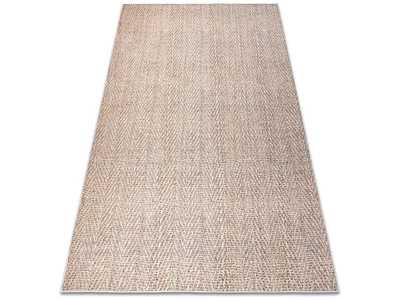 Alfombra lavable ANDRE 1577 Espina de pescado, antideslizante - beige 160x220 cm