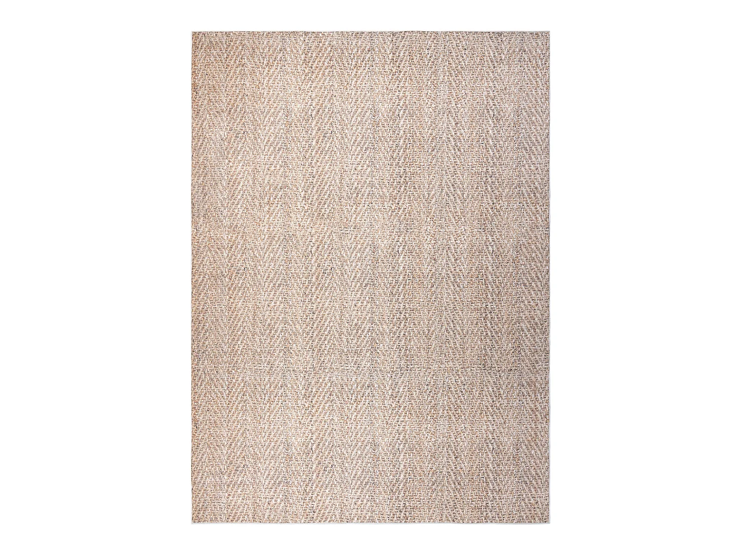 Tappeto lavabile ANDRE 1577 Spina di pesce antiscivolo - beige 160x220 cm