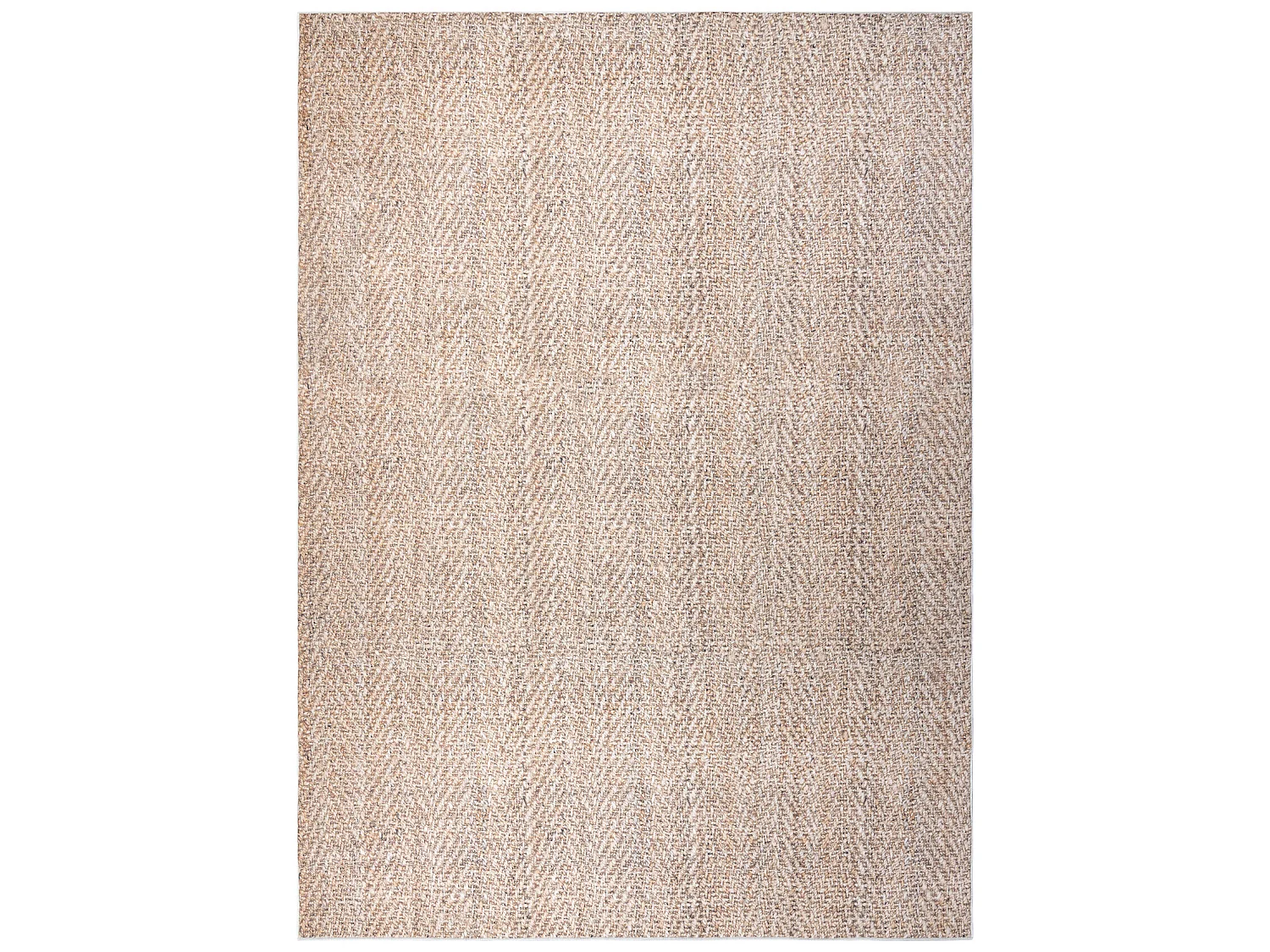 ANDRE 1577 wastapijt Chevron, visgraat antislip - beige 160x220 cm